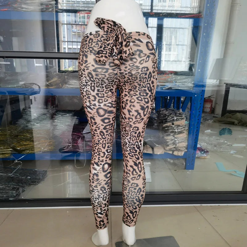 High Waist Bowknot Leggings Butterfly Print Yoga Pants Bandage Tights for Women Push Up Exercise Fitness Workout Legging