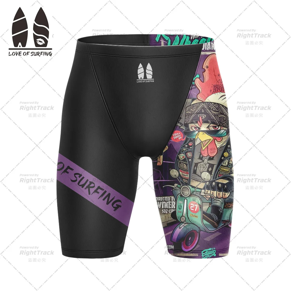 Swim Boxers Swimwear Men's Swimming Jammer Swimming Trunks Beach Trunks Bathing Suit Swimsuits Love Of Surfing Shorts Surf Board Shorts