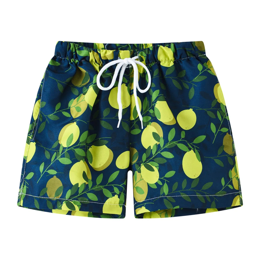 Summer Baby Boys Swimming Trunks For 2-8Years Kids Beach Shorts Cartoon Pattern Swimsuit Shorts Baby Bathing Suit Swimwear