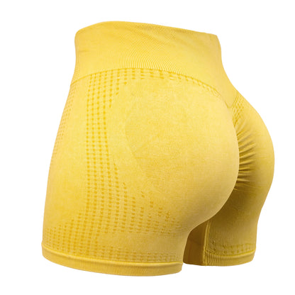 Booty Lifting Shorts Women High Waist Tummy Control Seamless Quick Dry Yoga Gym Fitness
