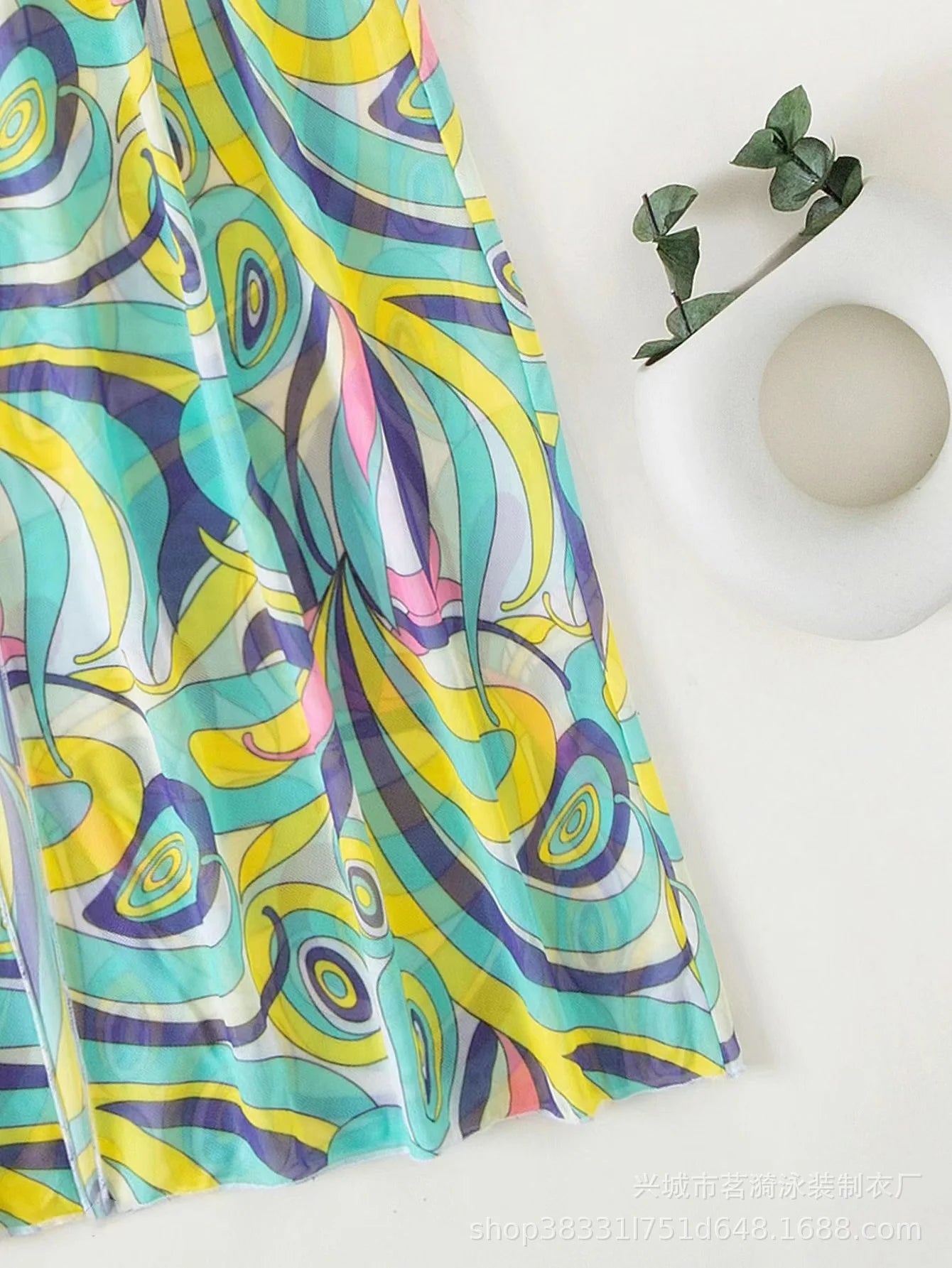 Summer Print Bikinis Swimwear Female Swimsuit Beachwear Push Up Three-Piece Bikini Set Women Swimming Bathing Suit