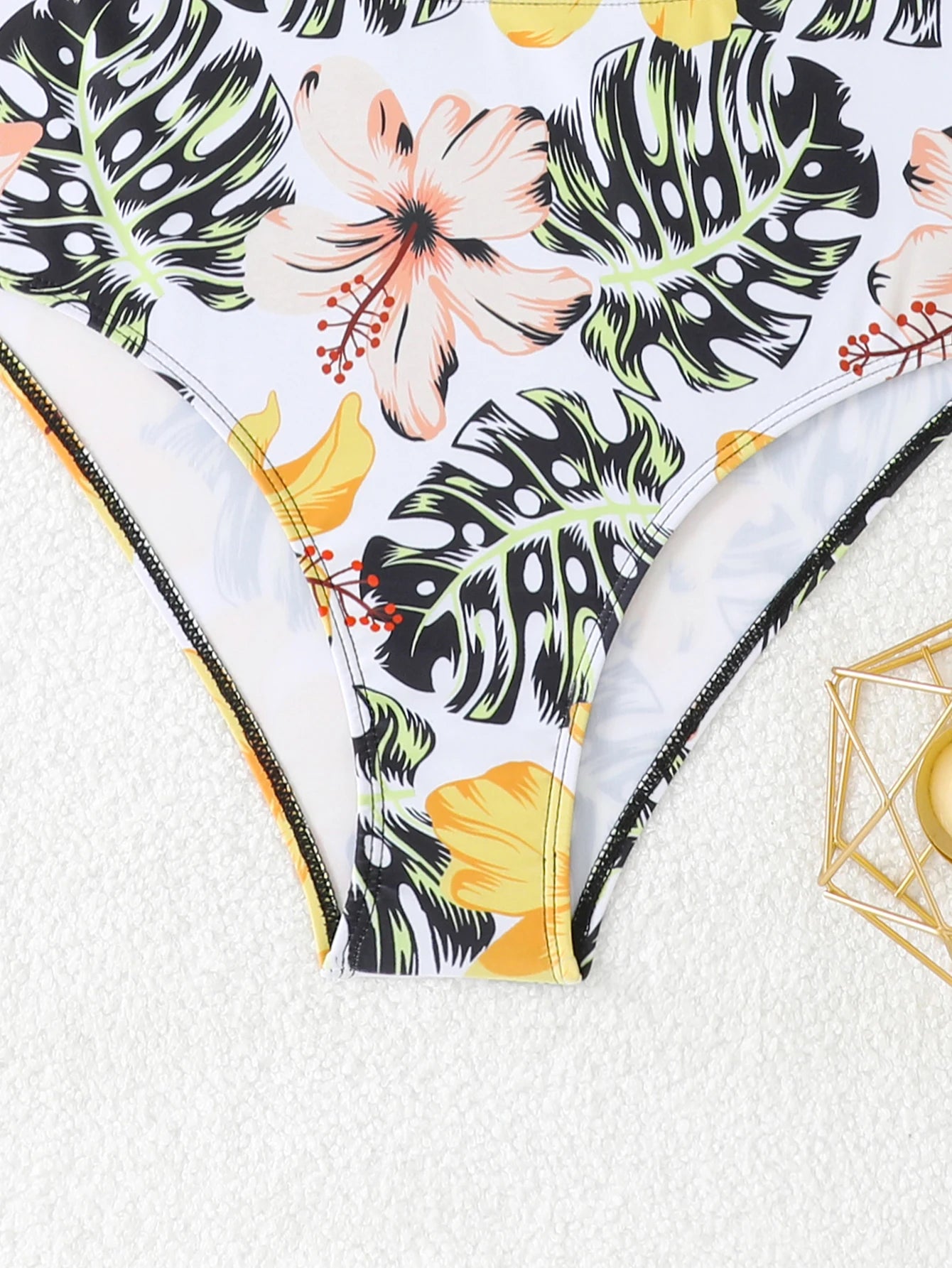 High Waist Swimsuit Bikini Women Printed Swimwear Female Bathers Swimming Bathing Swim Suit Summer Beachwear