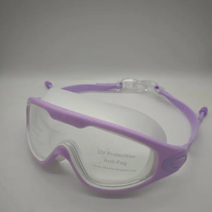 Swimming Glasses Adult Men and Women High-definition Waterproof  Anti-fog Swimming Goggles Flat Big Frame Swimming Goggles
