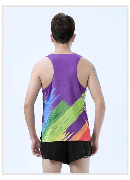 Adult Men Women Running Hiking Shirts Tight Gym Tank Top Fitness Marathon T-shirts Sport Exercise Basketball Vest Clothes
