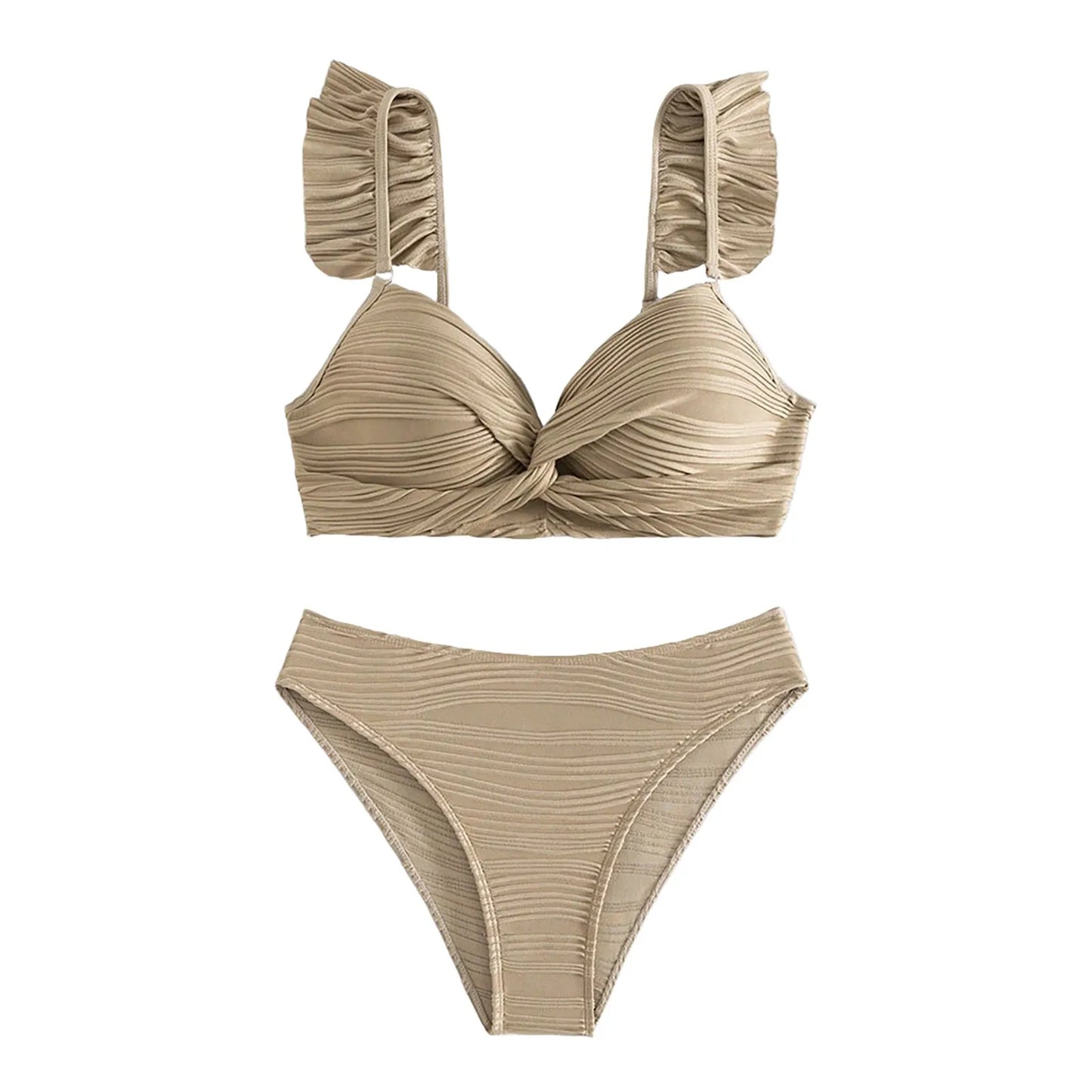 Women High Waist Bikinis Swimwear Swimsuit Female Retro Beach wear Bikini Set Swimsuits Pink Style Princess