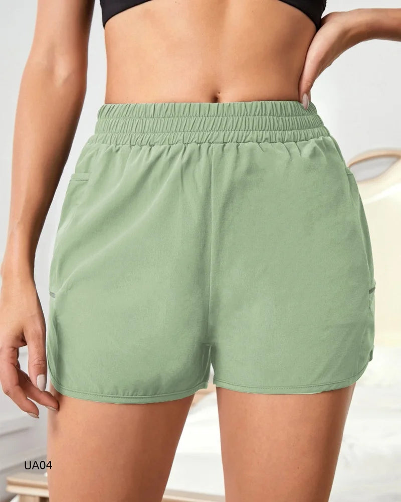 Women's High-Waisted Pocket Shorts