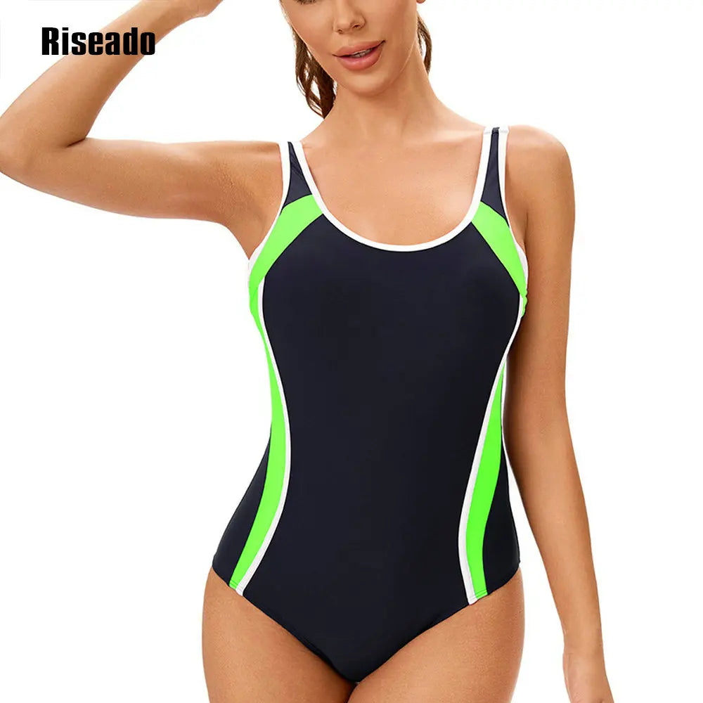 Women's One Piece U Back One-Piece Swimsuit Women's Swimsuit Pool Bathers