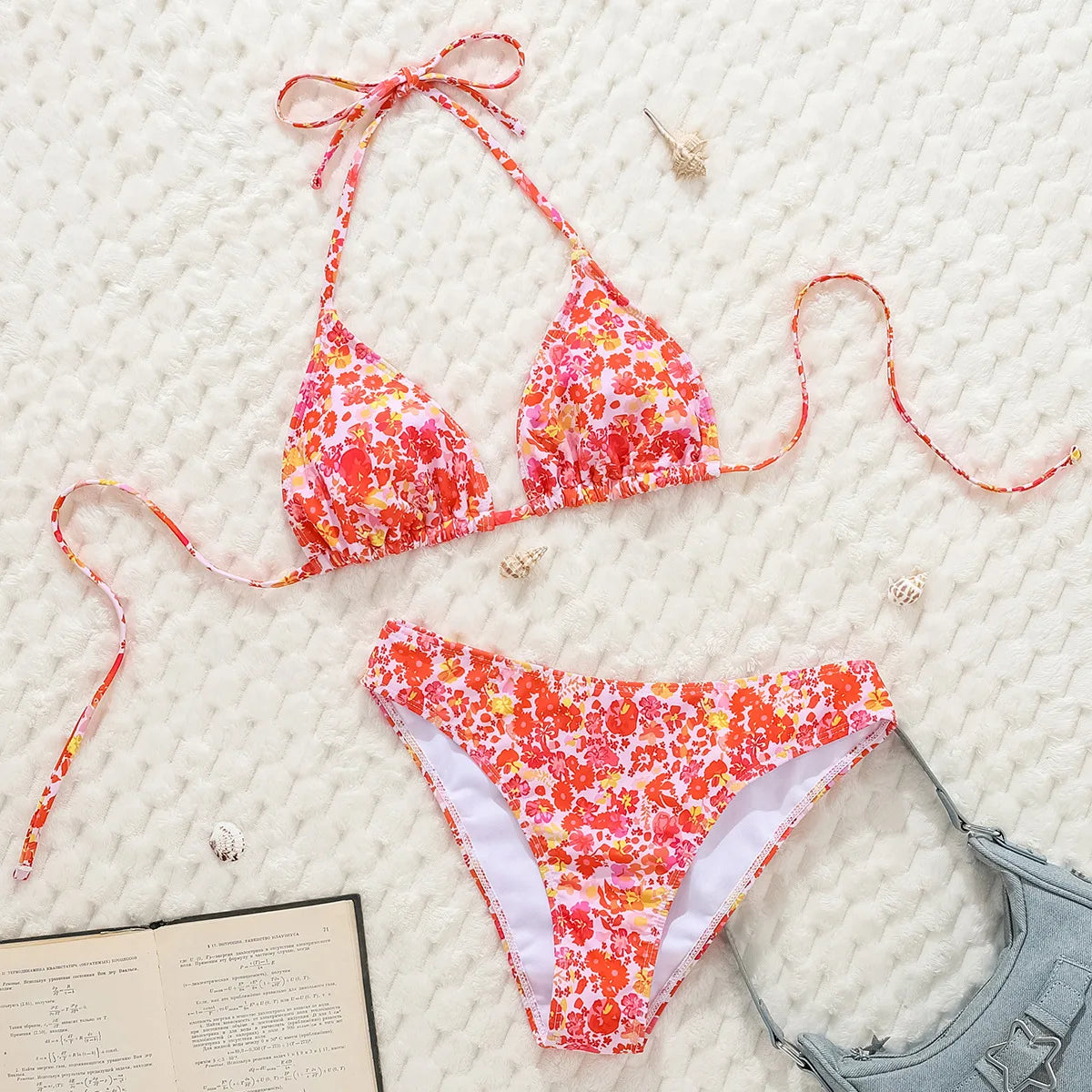 Bikini's Multi Color Choice Bathing Suit Women Dot Cheetah Print Split Swimsuit Backless Lace Up Beachwear Fashion Holiday Bikini Set Summer