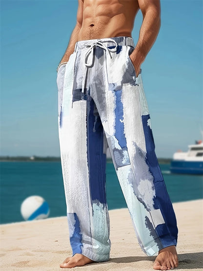 Pants Men's Graffiti Sweatpants 3D Printed Casual Athletic Jogging Pants Y2k Men's Outdoor Beach Breathable Pants