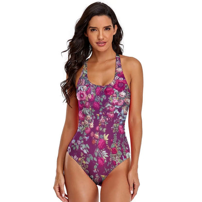 Floral Swimsuit Simple Swim Swimwear Women Wholesale 1 Piece Bathing Suit