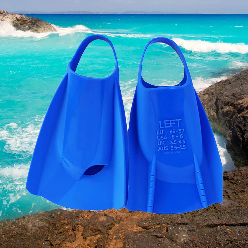 Durable Soft Swimming Fins Comfortable Non-Slip for Outdoor Pool Diving Snorkeling Training Fins Dive Gear Footwear