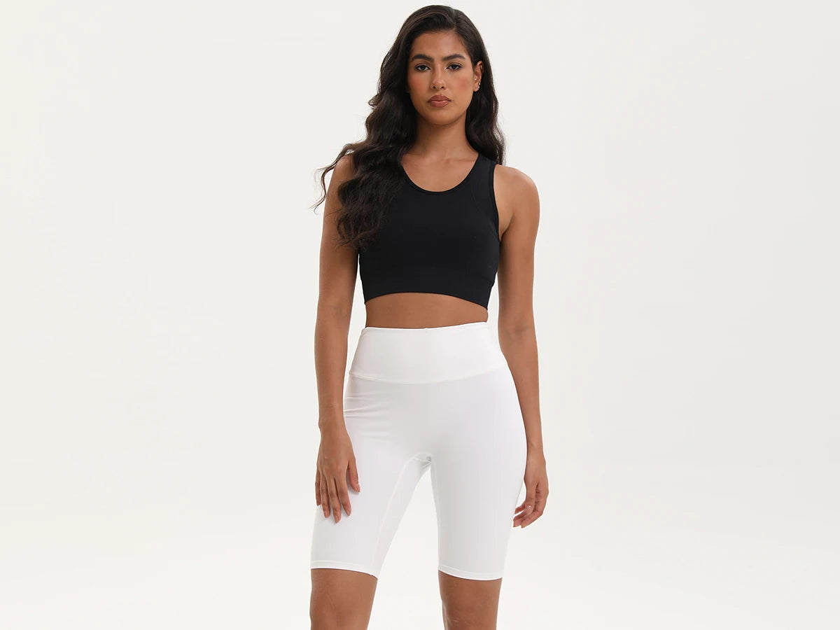 S-XXXL Bike Shorts Women High Waist 3 Pockets Workout Yoga Shorts Stretch Gym Fitness Comfort Ready to Wear Activewear Running Pants