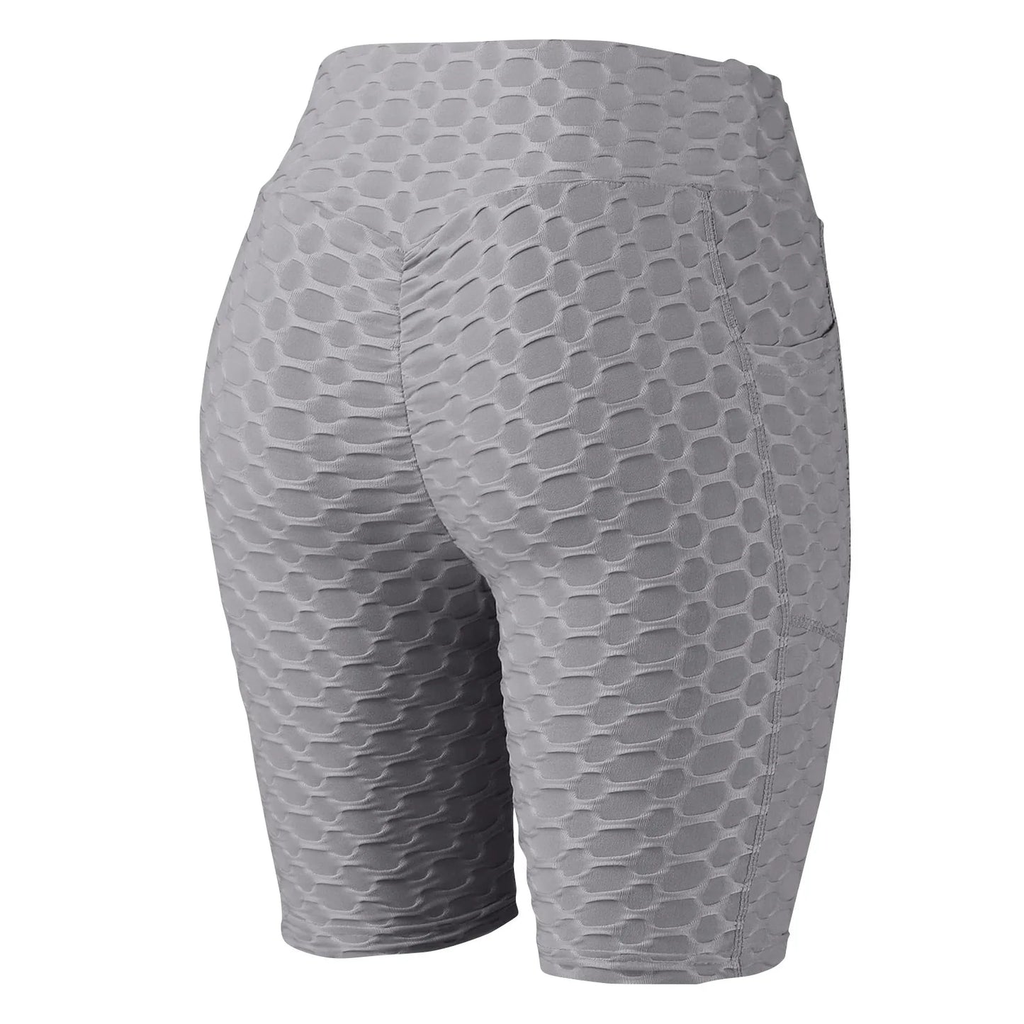 Women's Capris Yoga Fitness Peaches Buttocks Bubble Sports Leggings With Pockets Pants for Women Women’s Yoga Pants
