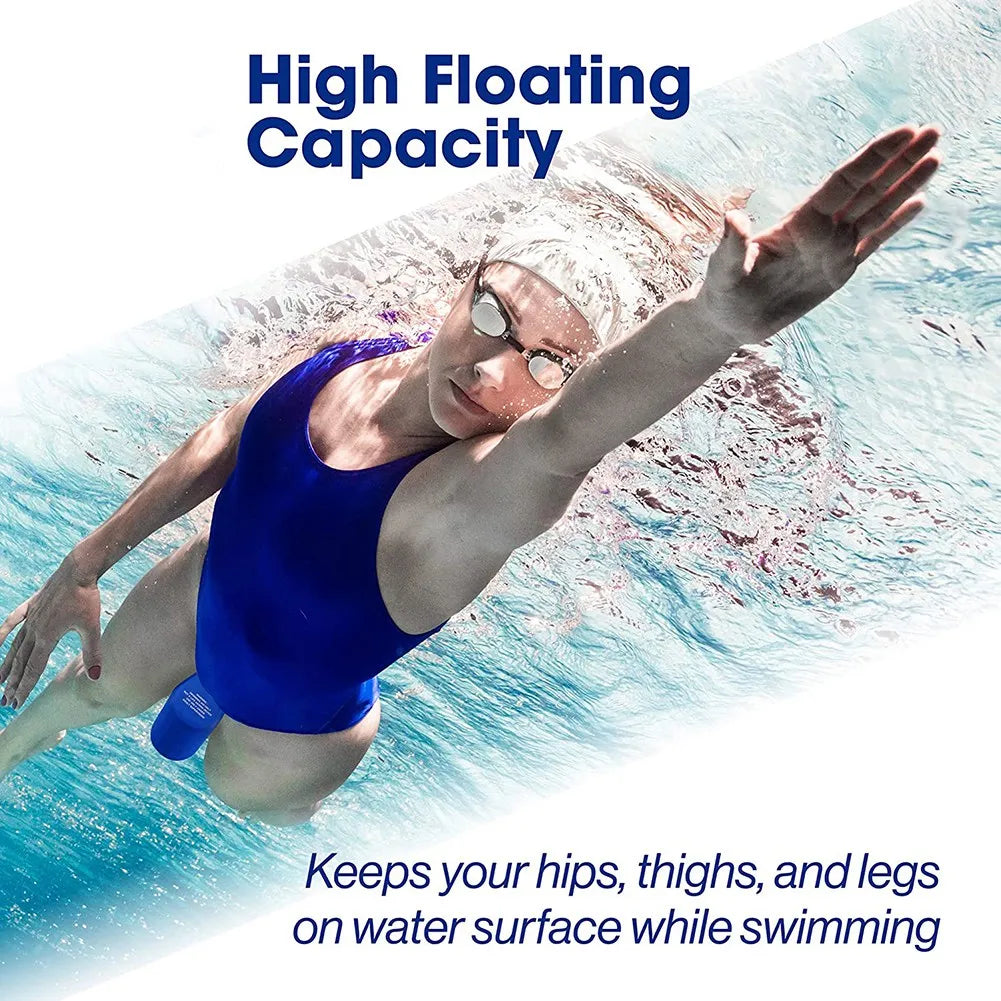 Pull Buoy Swim Training Leg Float for Adults & Youth Swimming Pool Strokes & Upper-Body Strength Red