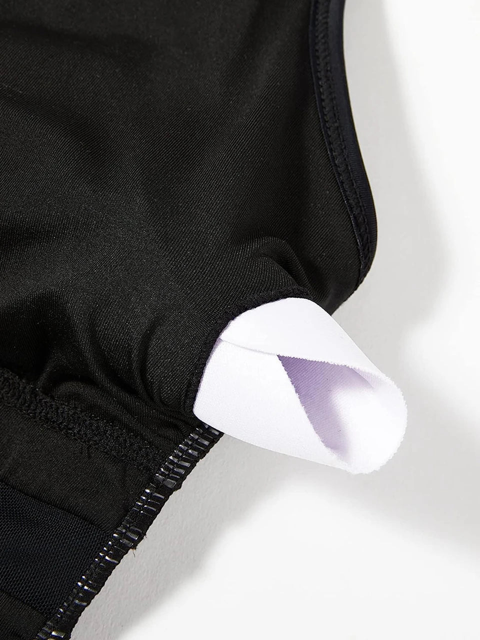 Mesh Panel Swimsuit One Piece High Cut Swimwear Women Solid Bathers Bathing Suit Female Backless Swimming Beachwear