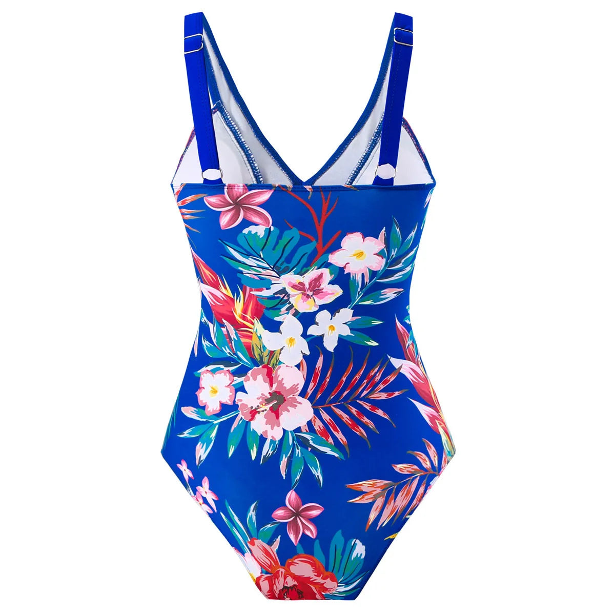 One Piece Swimsuit Women Swimwear Push Up Monokini Plunge Bathing Suit Floral Bodysuit Beach Wear Female Swimsuit