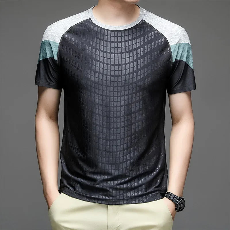 Undershirt Men's Running Short Sleeves T-shirts Yoga Tops Lycra Things for Gym Clothes Man Sweatshirt Wicking Breathable Dry Fit