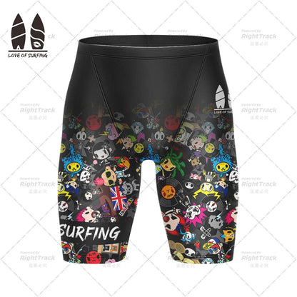 Swim Boxers Swimwear Men's Swimming Jammer Swimming Trunks Beach Trunks Bathing Suit Swimsuits Love Of Surfing Shorts Surf Board Shorts