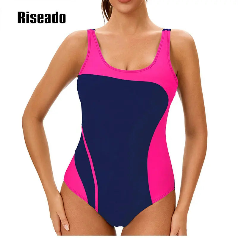 Swimwear Athletic One Piece Swimsuit U-back for Training, Sports, and Fitness