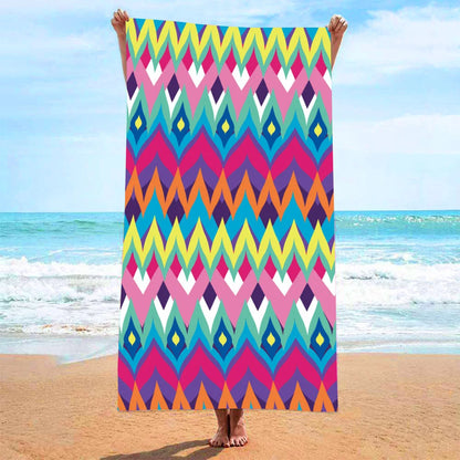 Microfiber Blanket Quick Drying Beach Towels Oversized Printing Towel Super Absorbent Pool Towel Blanket Boho Absorbent Towel
