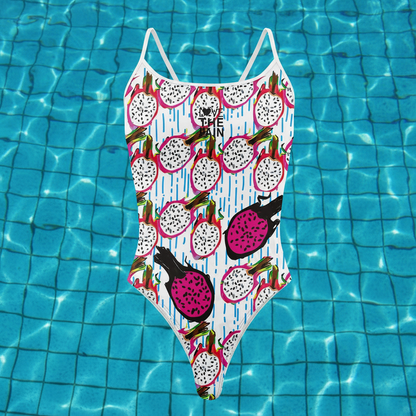 Love The Pain Women One-Piece Swimsuit Pool Bathers Squad Back Monokini Bathing Suits Beachwear Triathlon Functional Training Swimwear