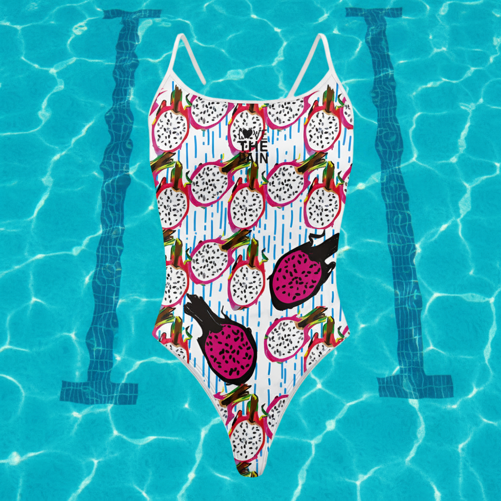 Love The Pain Women One-Piece Beachwear Triathlon Functional Training Swimwear Bathers Pool Practice Squad