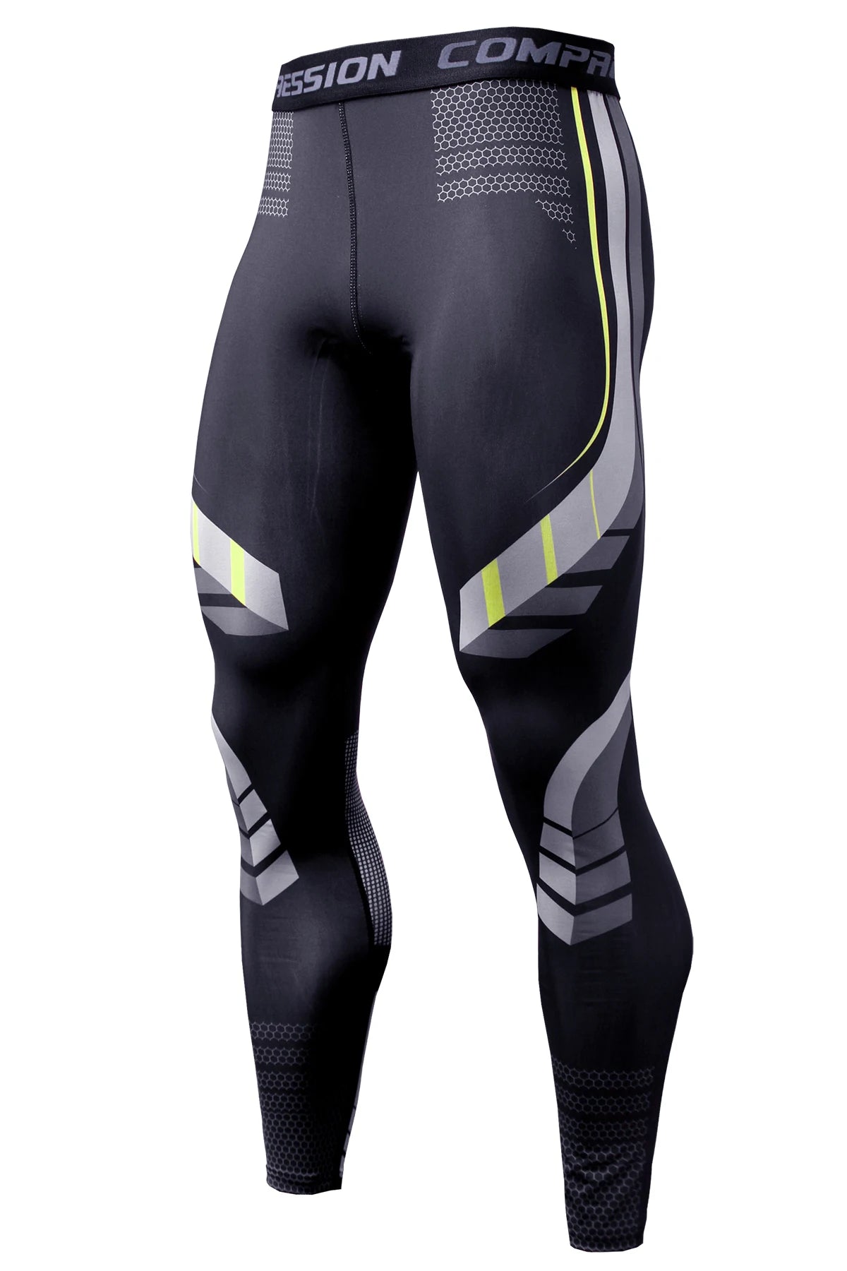 Mens Compression Pants Quick Dry Fit Men Leggings Fitness Running Tights Trousers Male Sportswear Training Sport Gym Leggings