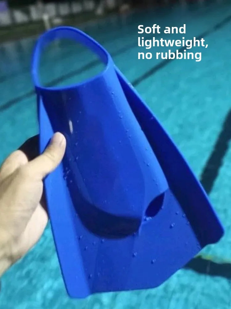 Durable Soft Swimming Fins Comfortable Non-Slip for Outdoor Pool Diving Snorkeling Training Fins Dive Gear Footwear