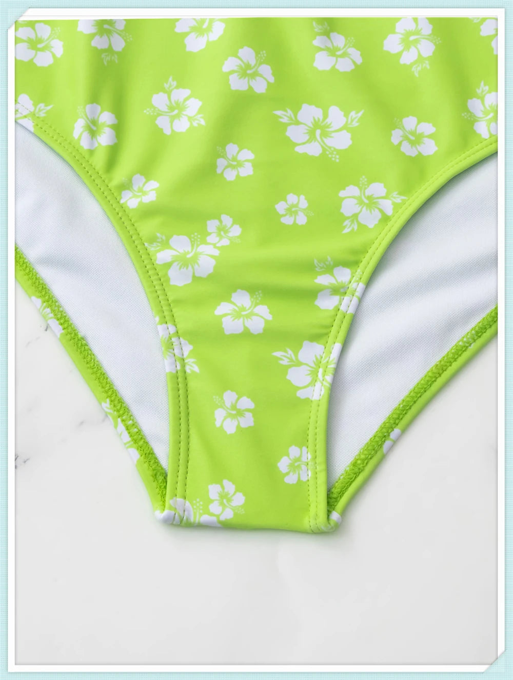 Straped Criss Back One Piece Swimsuit Vintage Swimwear Women Floral Print Bathing Suit Female Front Fold Beachwear Bodysuit