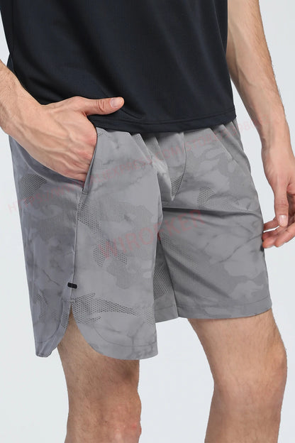 Men Fitness Shorts Quick Dry Sport Shirts Casual Beach Brand Short Camouflage Workout Running Shorts Breathable Gym Shorts