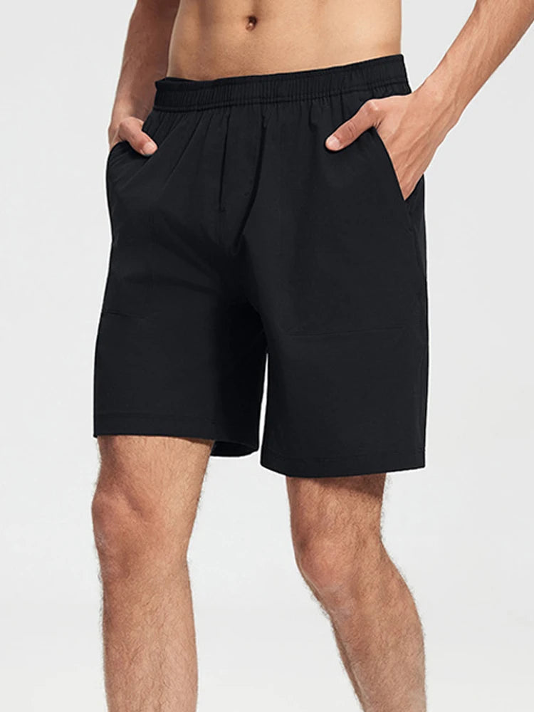 Men's Athletic Running Shorts Gym Workout Shorts Quick Dry Lightweight Liner less Work Shorts Sports Exercise Tennis