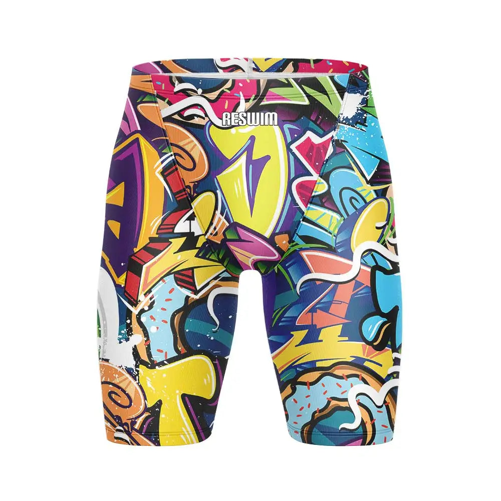 Swimming Trunk Swimwear Men's Beach Swim Surfing Sports Shorts Boys Swim Jammer Swimsuit Shorts Summer Quick Dry Bathing Suit