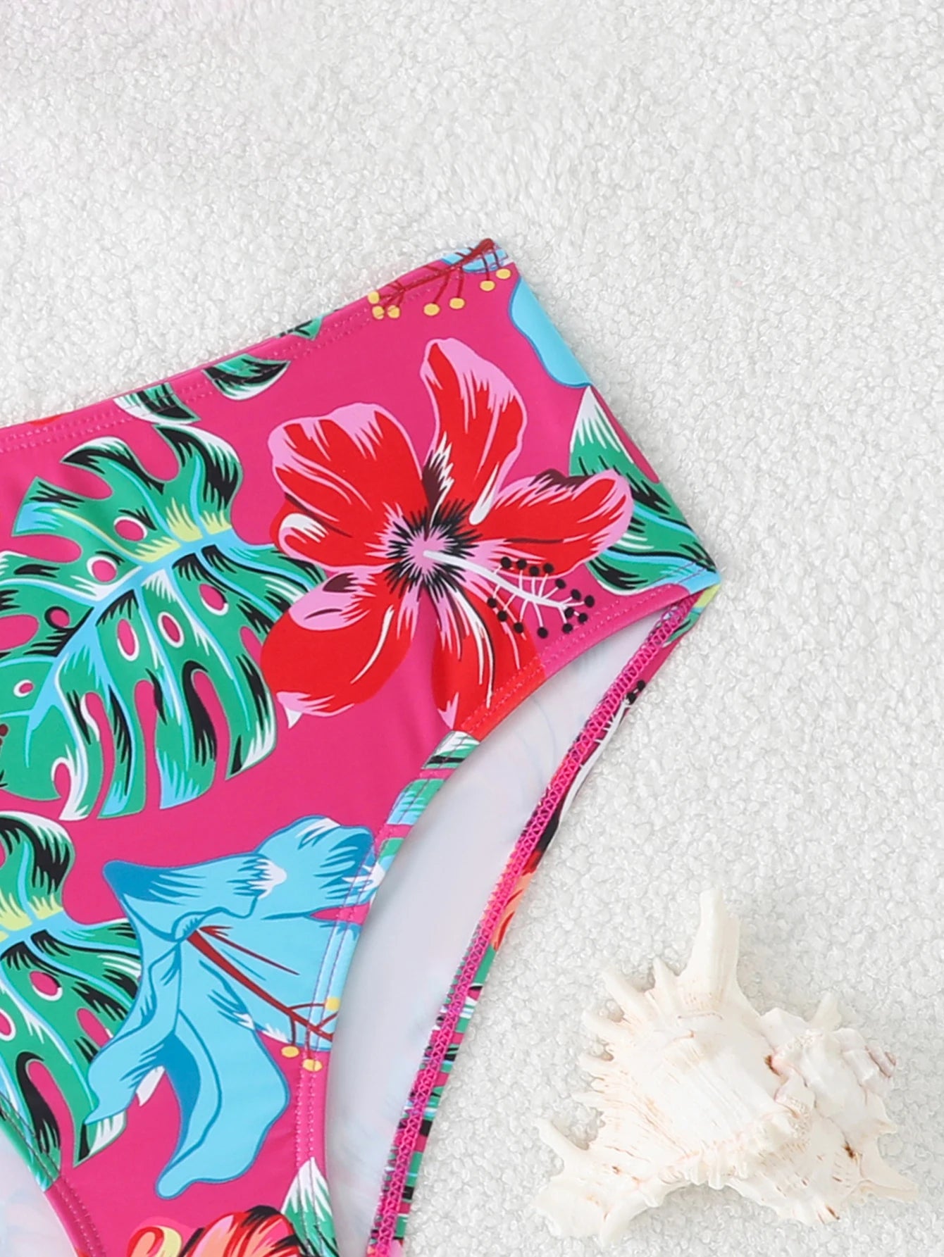 High Waist Swimsuit Bikini Women Printed Swimwear Female Bathers Swimming Bathing Swim Suit Summer Beachwear