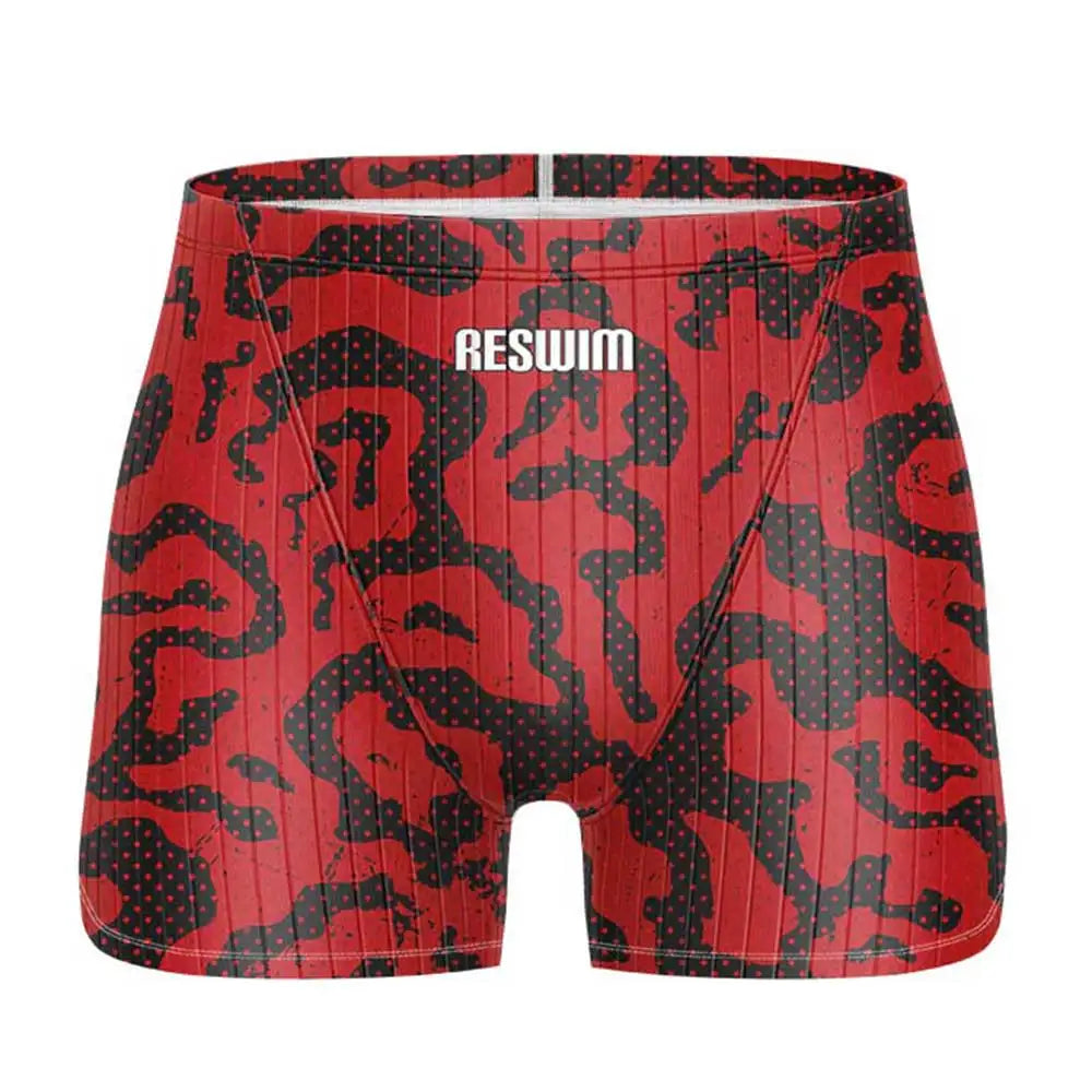 Men's Jammer Swimsuit Swimming Trunks Swim Short Beach Tights Shorts Summer Quick Dry Pants Swimwear Sports Surfing Pants