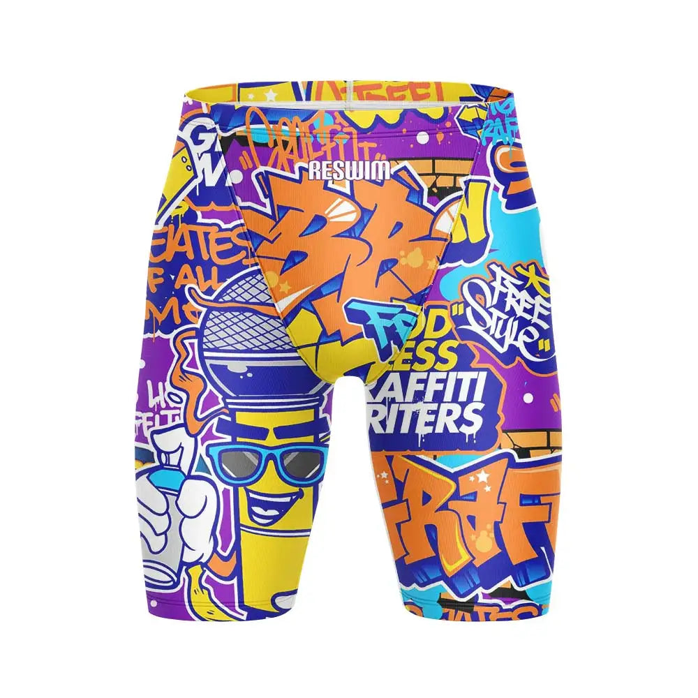 Summer Swimming Trunks Shorts Men's Jammers Swimsuit Beach Trunks Surfing Sports Training Tight Pants Quick Dry Running Swimwear