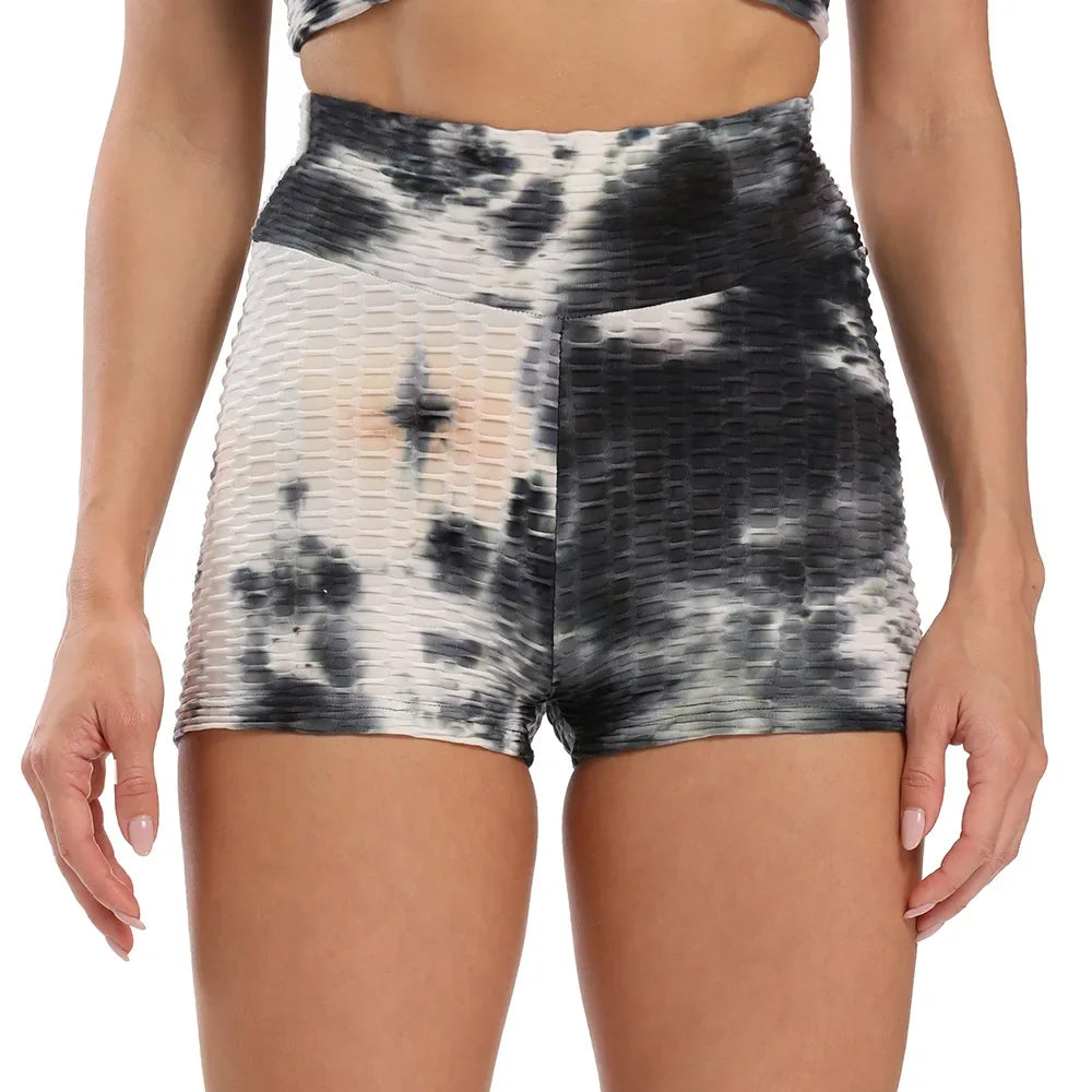 Gym Shorts Tie Dye Women Fitness Clothing Sporty Shorts Woman Leggings Workout Clothes Female Yoga Sports Shorts Sportswear