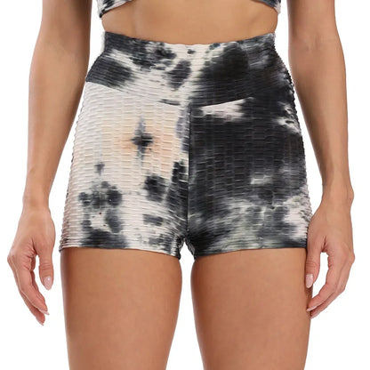 Gym Shorts Tie Dye Women Fitness Clothing Sporty Shorts Woman Leggings Workout Clothes Female Yoga Sports Shorts Sportswear