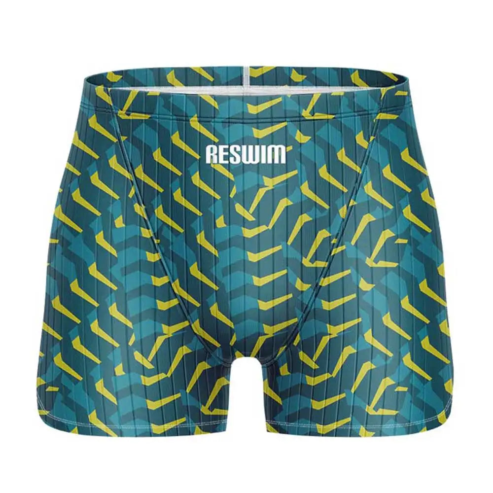 Men's Jammer Swimsuit Swimming Trunks Swim Short Beach Tights Shorts Summer Quick Dry Pants Swimwear Sports Surfing Pants