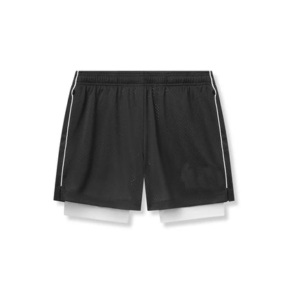 Coloured Running Shorts Men Gym Sports Shorts 2 In 1 Quick Dry Workout Training Gym Fitness Jogging Short Pants Summer Men Shorts