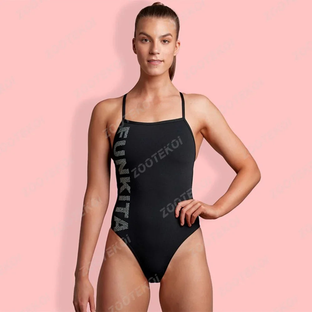 Women Swimsuit Sexy One-piece Comfortable Suit Swimwear Functional Training Swimsuit Open Water Swimming Clothing
