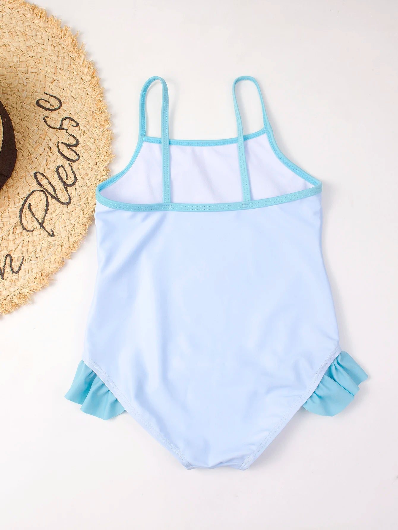 Girls Ruffle Bikini Swimsuit Gradient Leopard Floral Animal Kids Swimwear Children one piece bathers