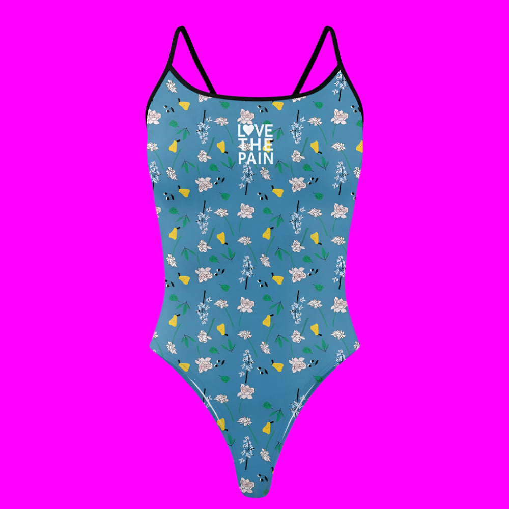 Love The Pain Women One-Piece Beachwear Triathlon Functional Training Swimwear