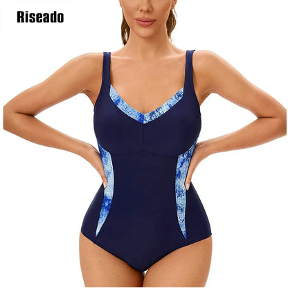 Women's Soft Cup Sporty Strap One Piece Swimwear- Women's One Piece Swimsuit with Comfort and Durability
