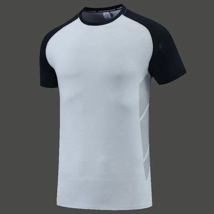 Undershirt Men's Running Short Sleeves T-shirts Yoga Tops Lycra Things for Gym Clothes Man Sweatshirt Wicking Breathable Dry Fit