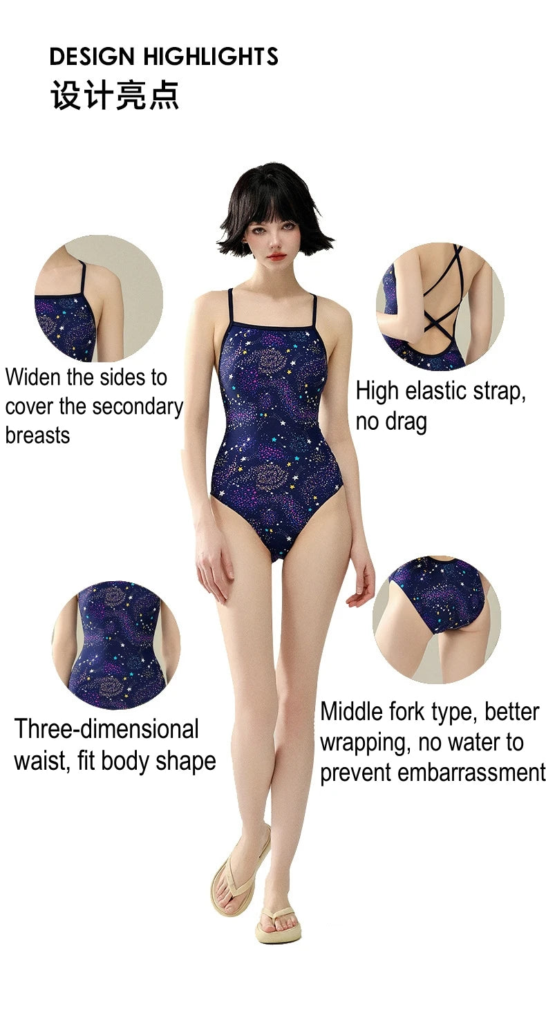 Multicolours Bunny Bum Women Swimwear One Piece Professional Swimsuits