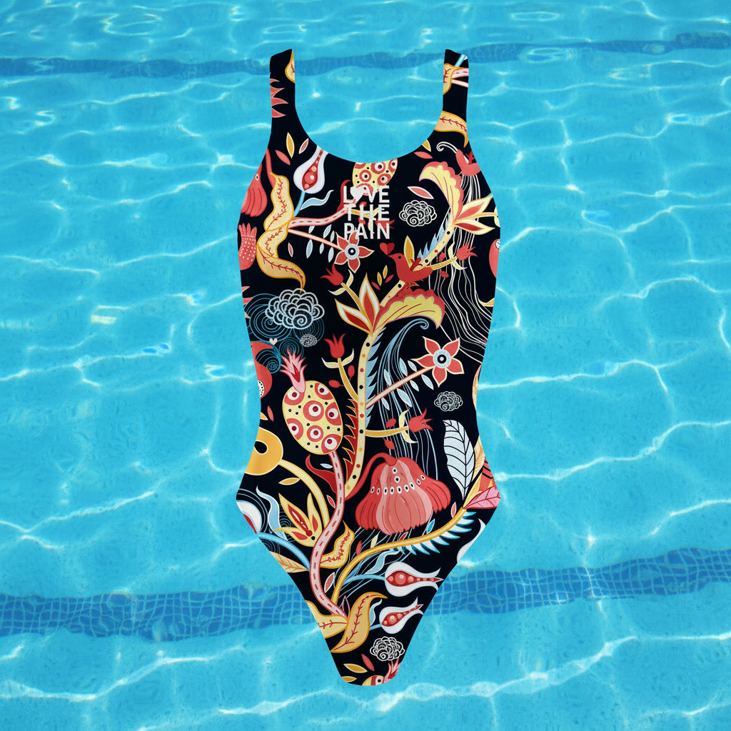Love The Pain Women One-piece Comfort Suit Functional Training Swimsuit Open Water Swimming Clothing Swimwear