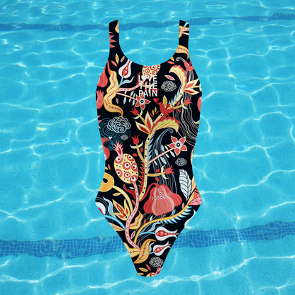 Love The Pain Women One-piece Comfort Suit Functional Training Swimsuit Open Water Swimming Clothing Swimwear
