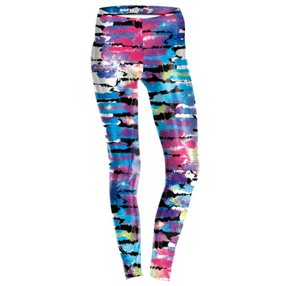 3D Geometric Graffiti Printed Women's Yoga Pants Fashion Running Fitness High Waist Leggings Outdoor Daily Sports Pant For Women