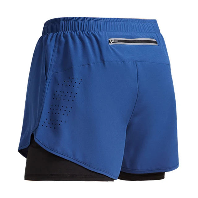 Multi Colours Available  Sport Shorts Men Sportswear Double-deck Training Short Pant Summer 2 In 1 Beach Homme Clothing Jogging Gym Running Shorts