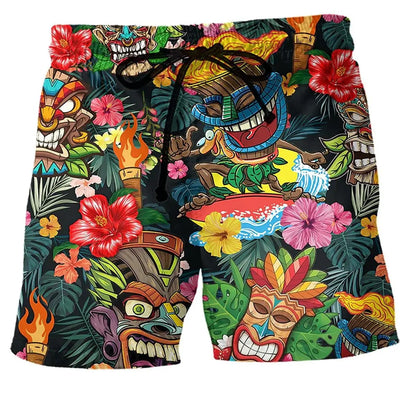 Men's Swimwear Shorts Skull 3D Printed Surfing Board Shorts Kids Beach Shorts Men's Swim Trunks Masculine Briefs Boys Trunks